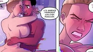 Miles Morales deepthroats Gwen's hooters And Then drills Her rock-hard - Spiderman anime porn