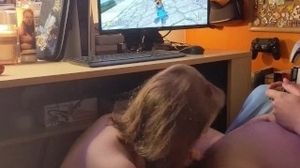 Relaxing with some MarioKart 8 and a blowjob part 4