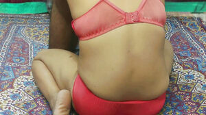 Torrid spectacular Desi Indian Bhabhi Aunty Ki Desi fashion Mai Chudai, watching XXL Desi Lund