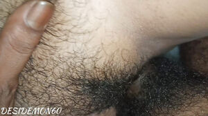 Cock-squeezing indian teenager coochie wrecked by dark-hued gigantic man-meat Indian Real porno Indian gigantic