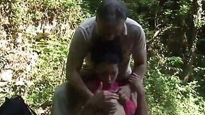 Old man fucked me in the woods - Public Sex