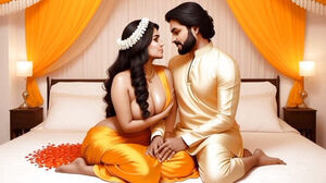 Indian wifey cuckold with hubby call rubdown fellow