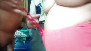 The handsome village Bhabhi was working in the kitchen, brutha came from behind and put his finger in my poon