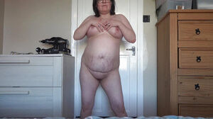 Pulling down My Nurse Uniform