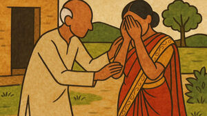 Desi Indian senior boy Village molten Married ladies !!