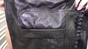 hot milf in leather skirt masturbating and squirting for you - projectsexdiary