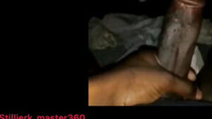 Insatiable dark-hued stud wanks ALONE