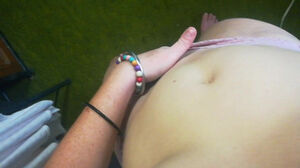 Fresh Zealand fresh gal . Grasping breasts